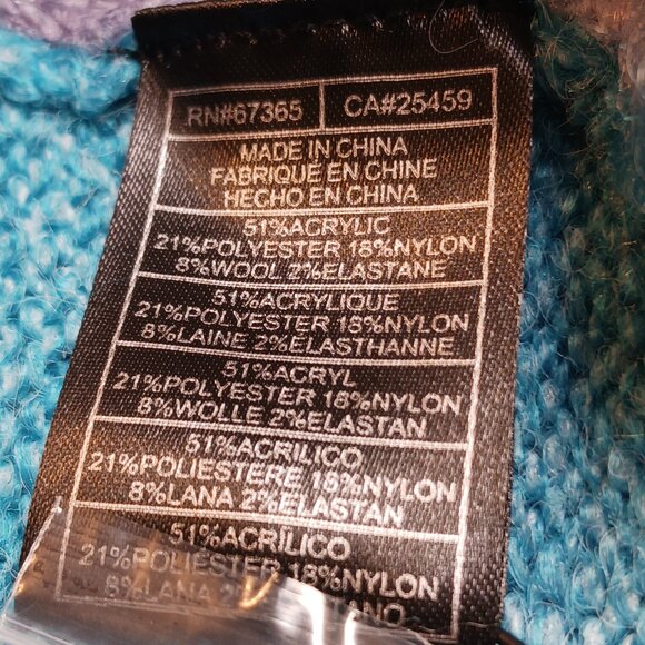 BB Dakota x Steve Madden Blue Stripe  Ombre Crewneck Sweater NWT  Size XS - Picture 13 of 15